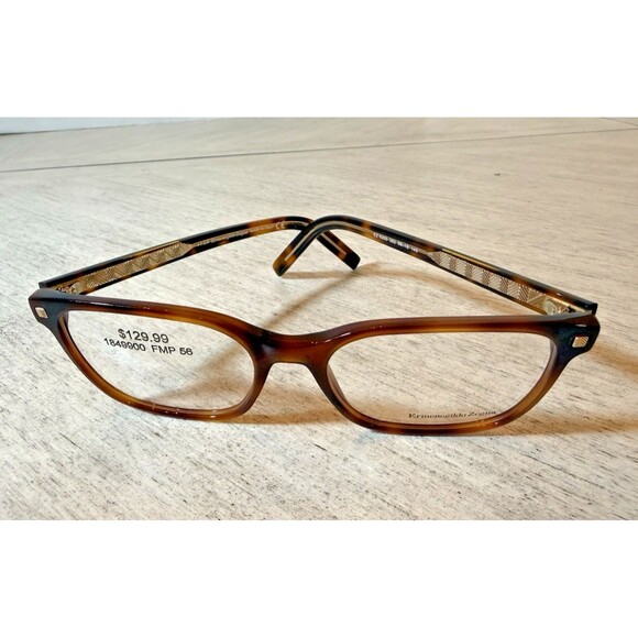 Ermenegildo Zegna EZ5203 052 Dark Havana Eyeglasses 56-18-145 Men\'s New Frame main image 9
